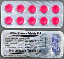 last dose of metronidazole